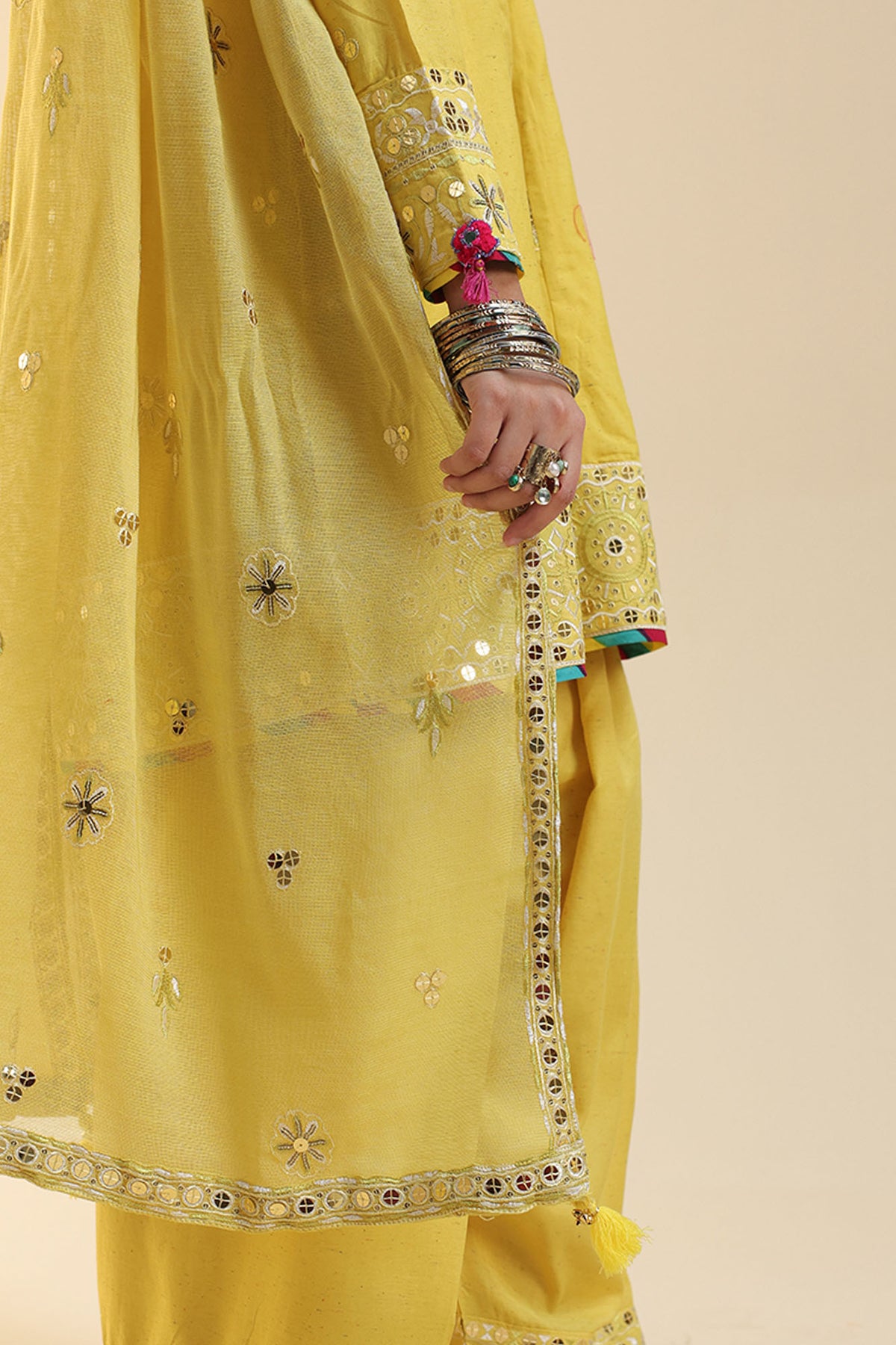 Zareen Embroidered 3-Piece Ensemble