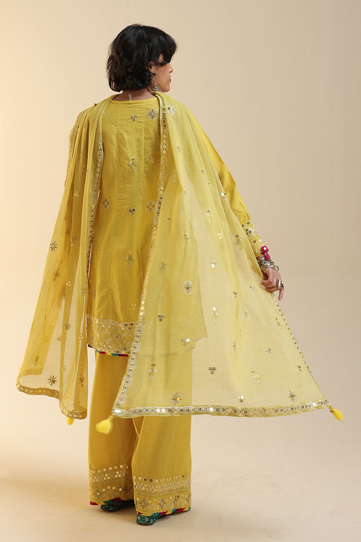 Zareen Embroidered 3-Piece Ensemble