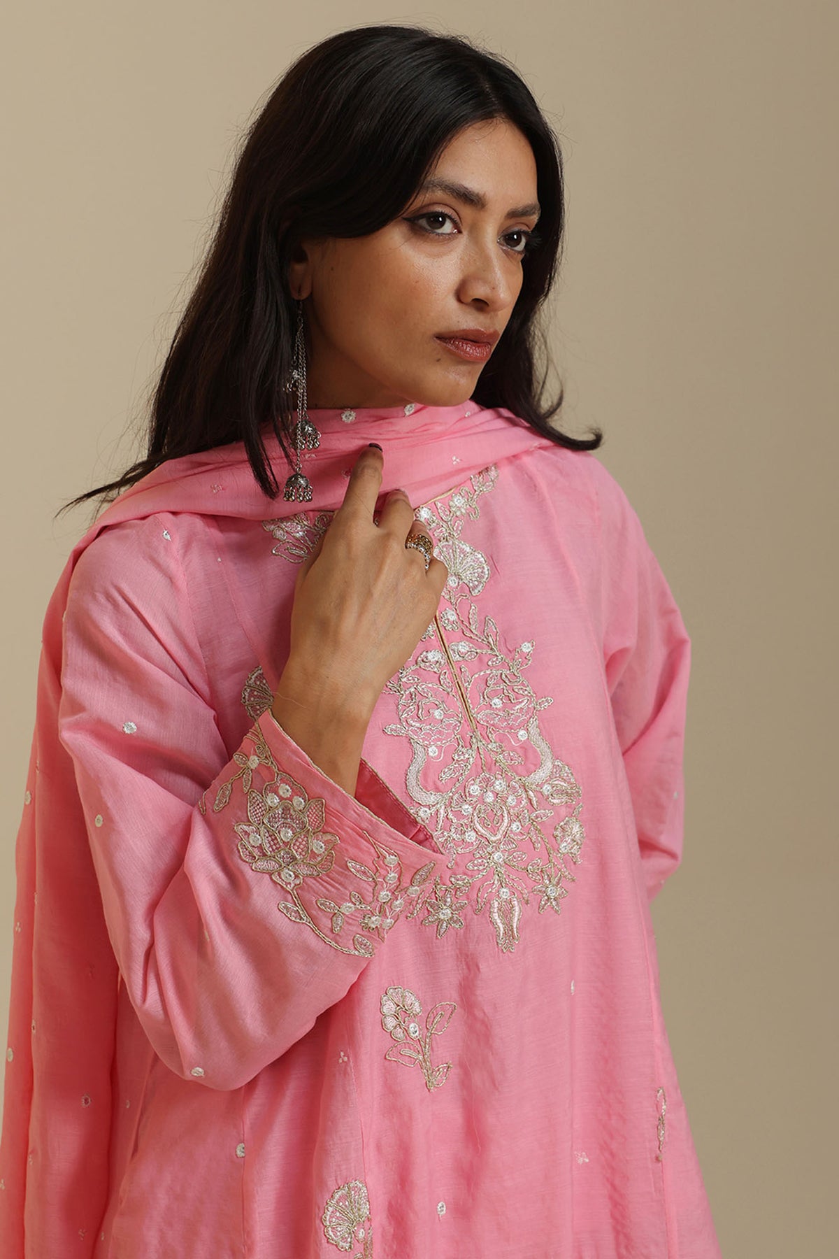 Blush Reverie Embroidered Ensemble