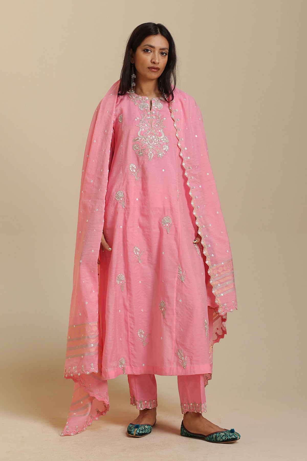 Blush Reverie Embroidered Ensemble