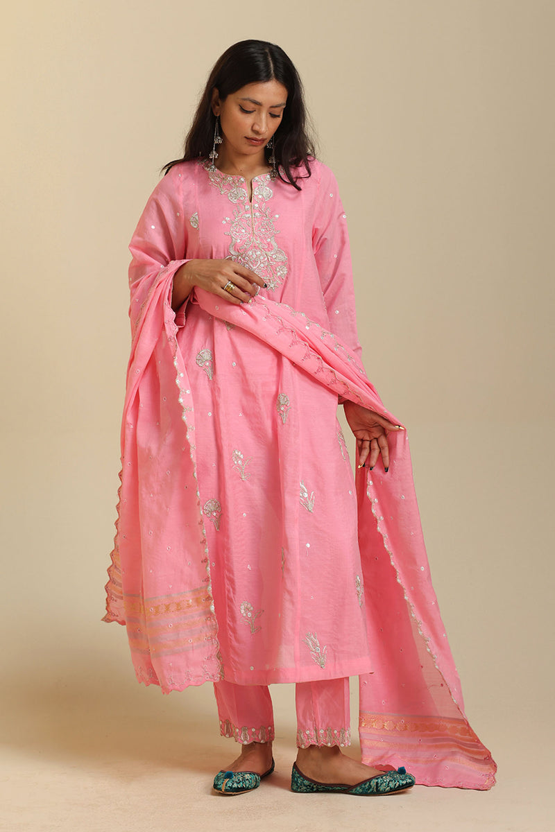 Blush Reverie Embroidered Ensemble