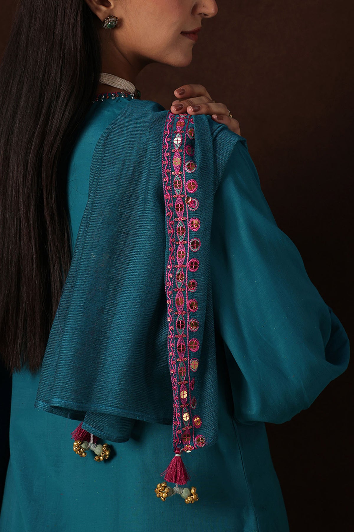 Nooré Embroidered 3-Piece Ensemble