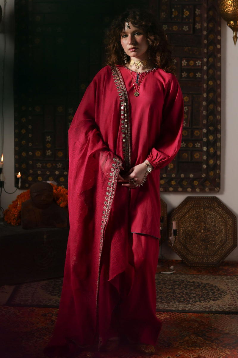 Nooré Embroidered 3-Piece Ensemble
