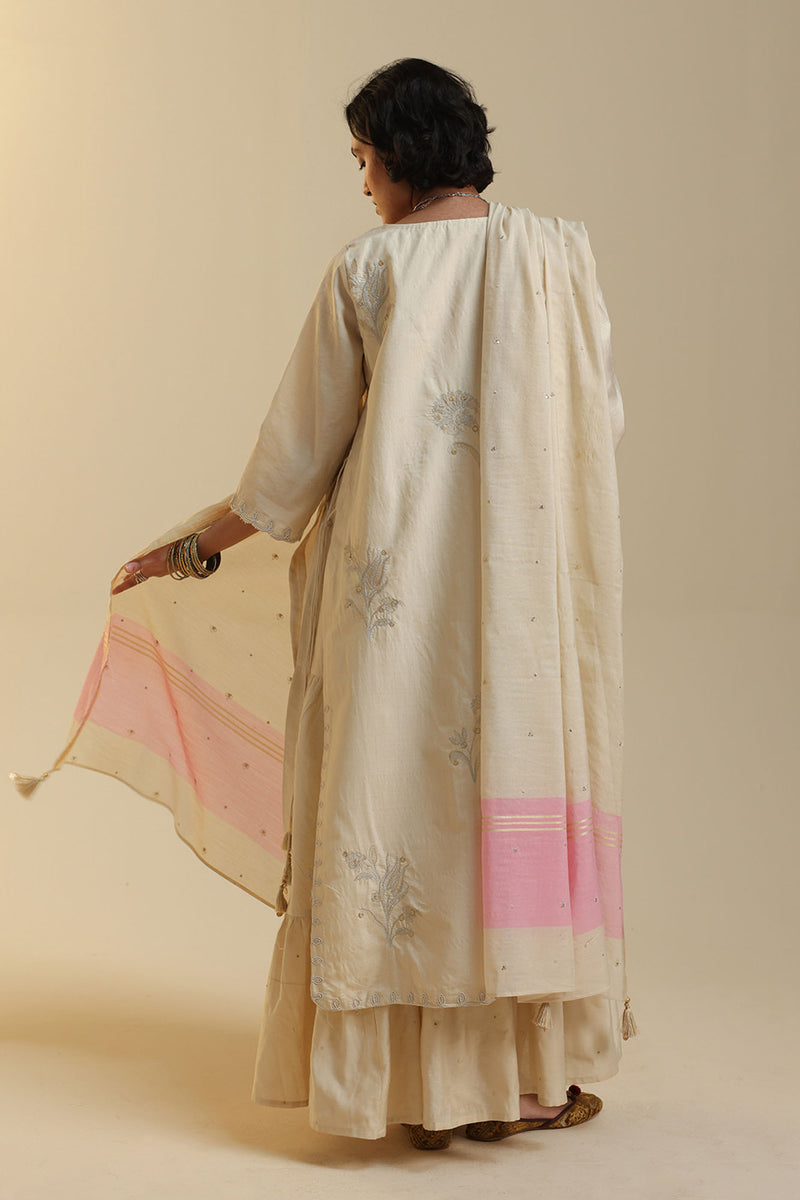 Embroidered Layered Dress