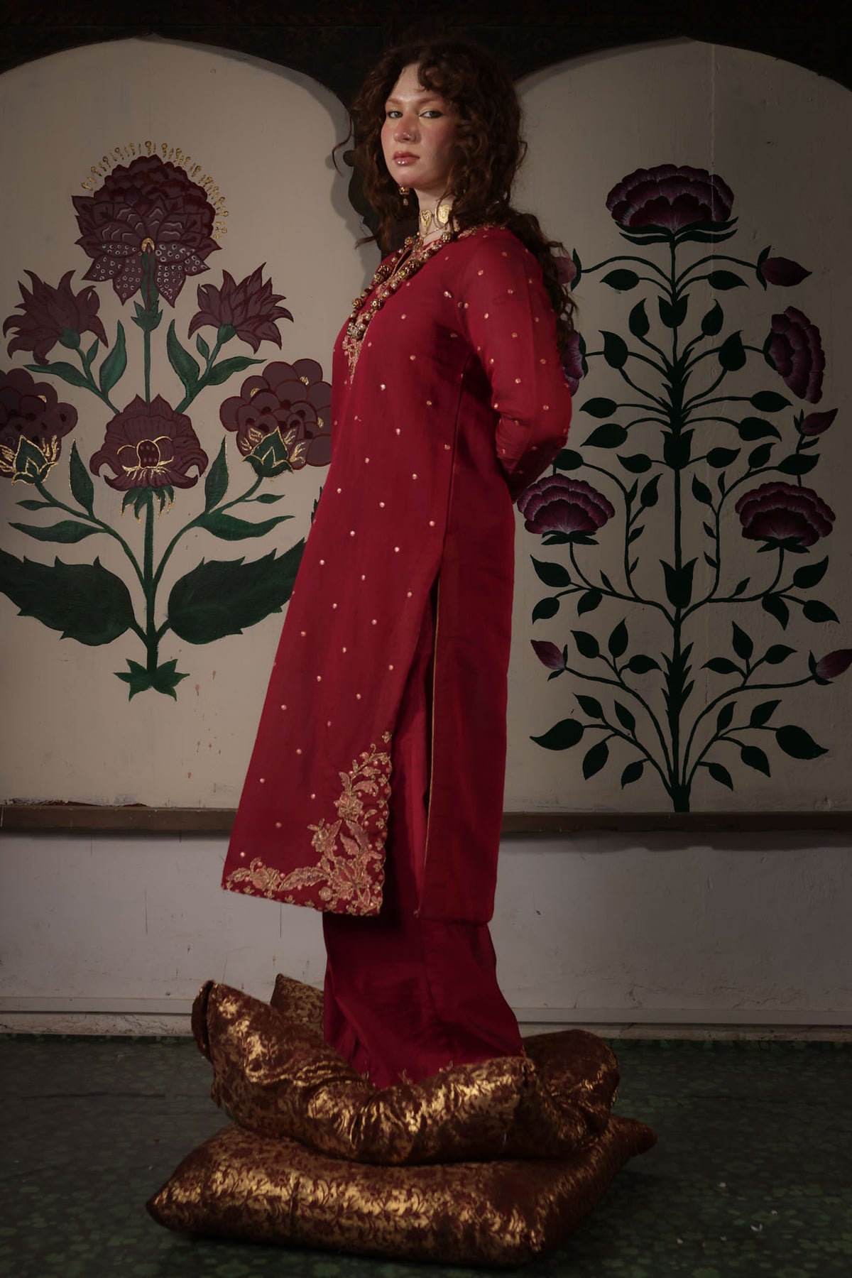 Zareen Embroidered Set