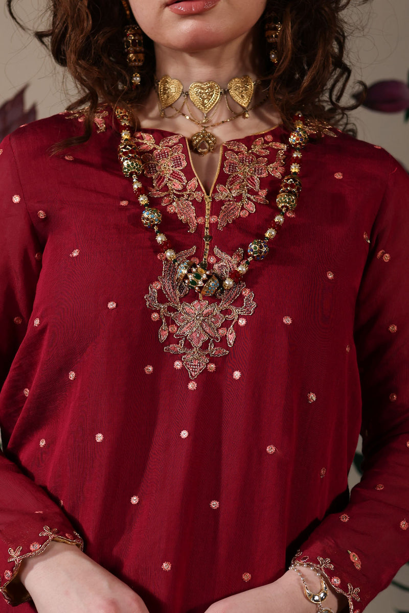 Zareen Embroidered Set