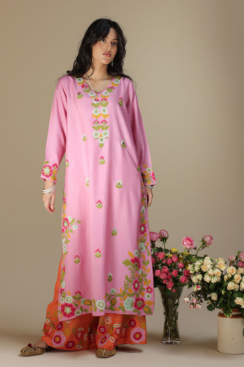 Coordinated Embroidered Set