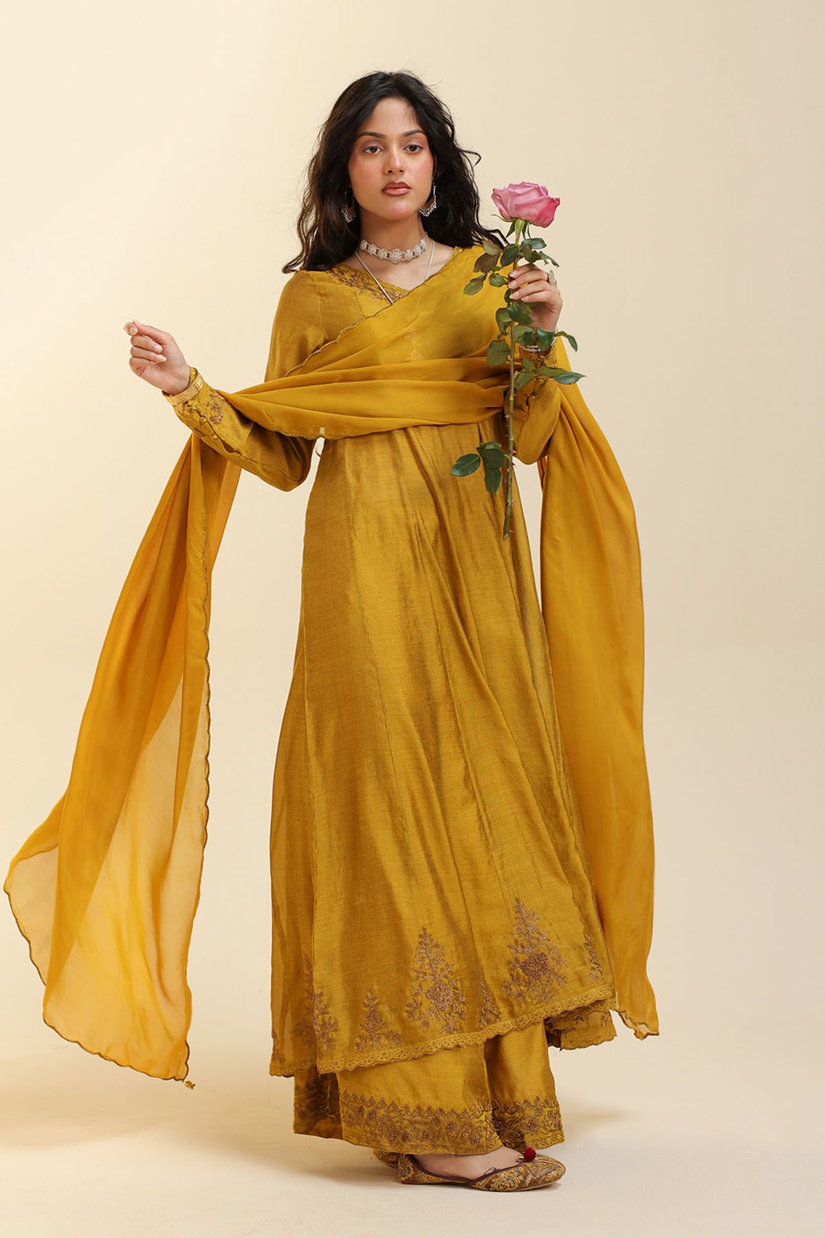Zar Gul Embroidered Ensemble
