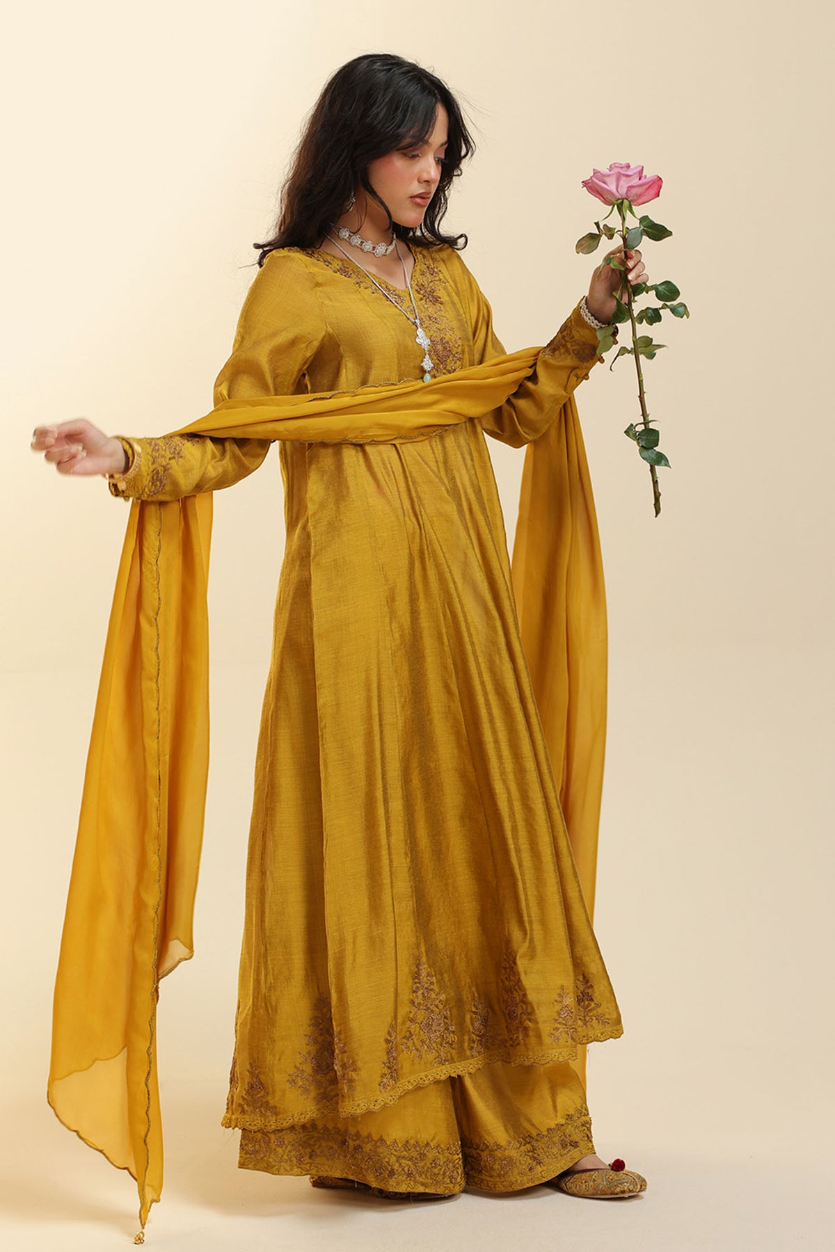 Zar Gul Embroidered Ensemble