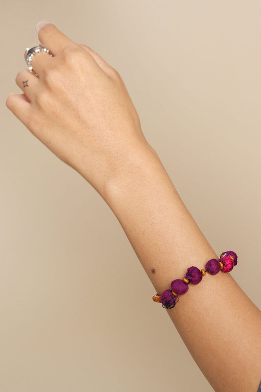 Thread & Bead Bracelet