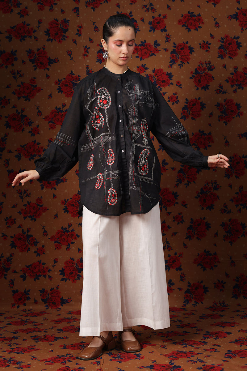 Han Crafted Button-Down Top