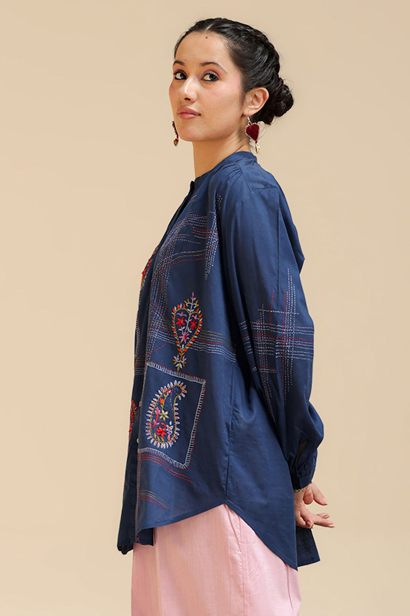 Han Crafted Button-Down Top