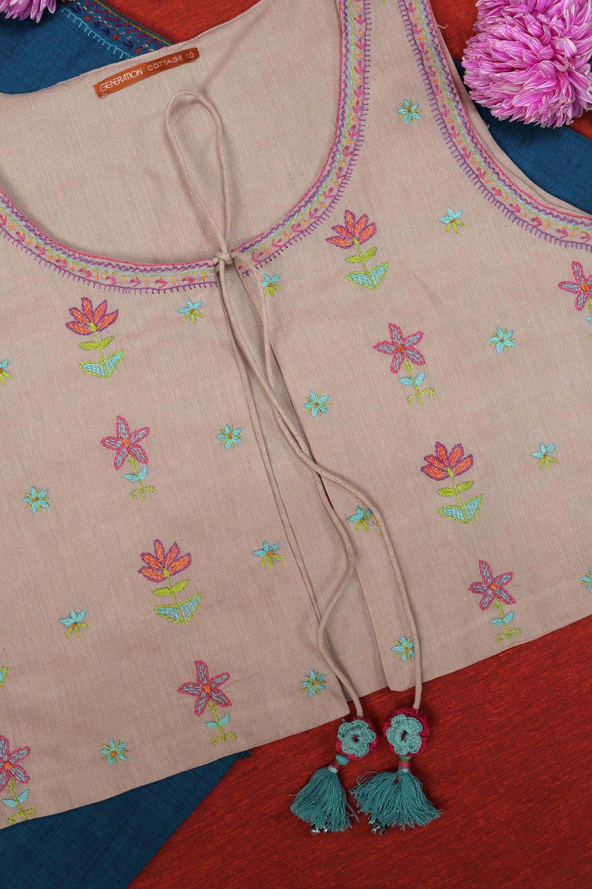 Hand Embroidered Koti