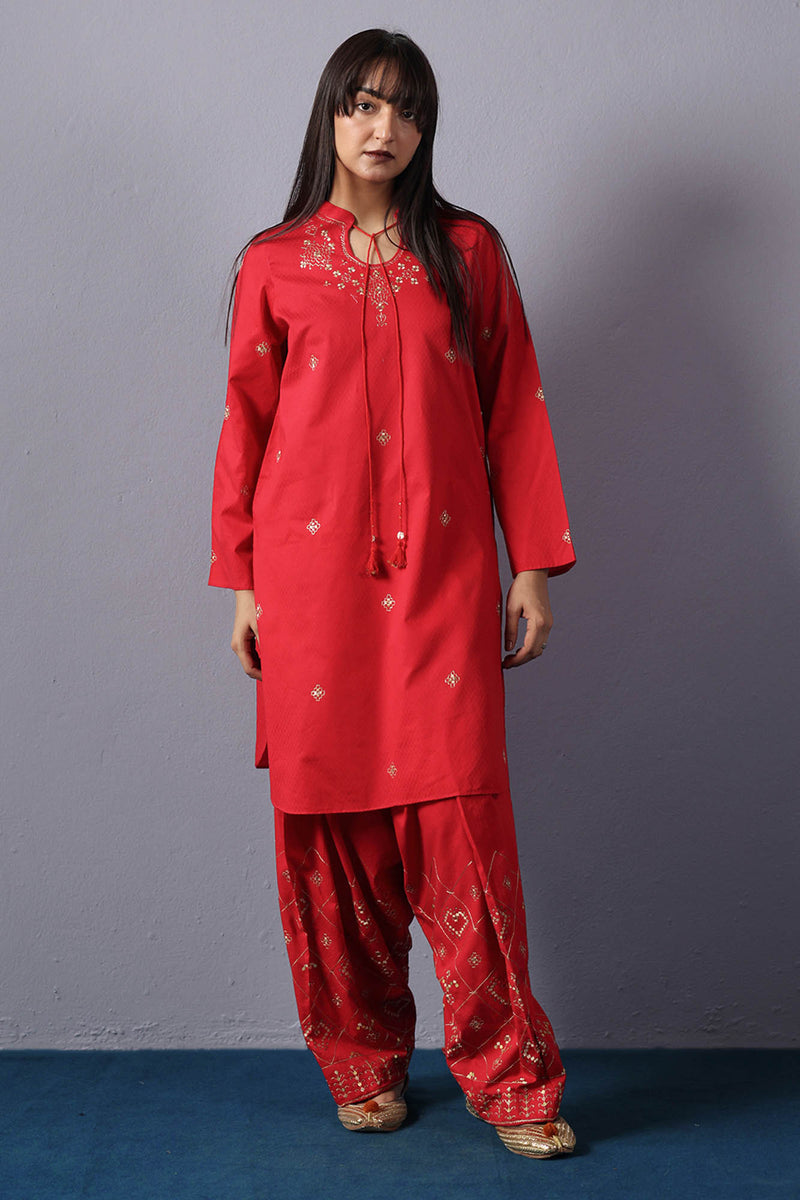Rouge Sequin Set