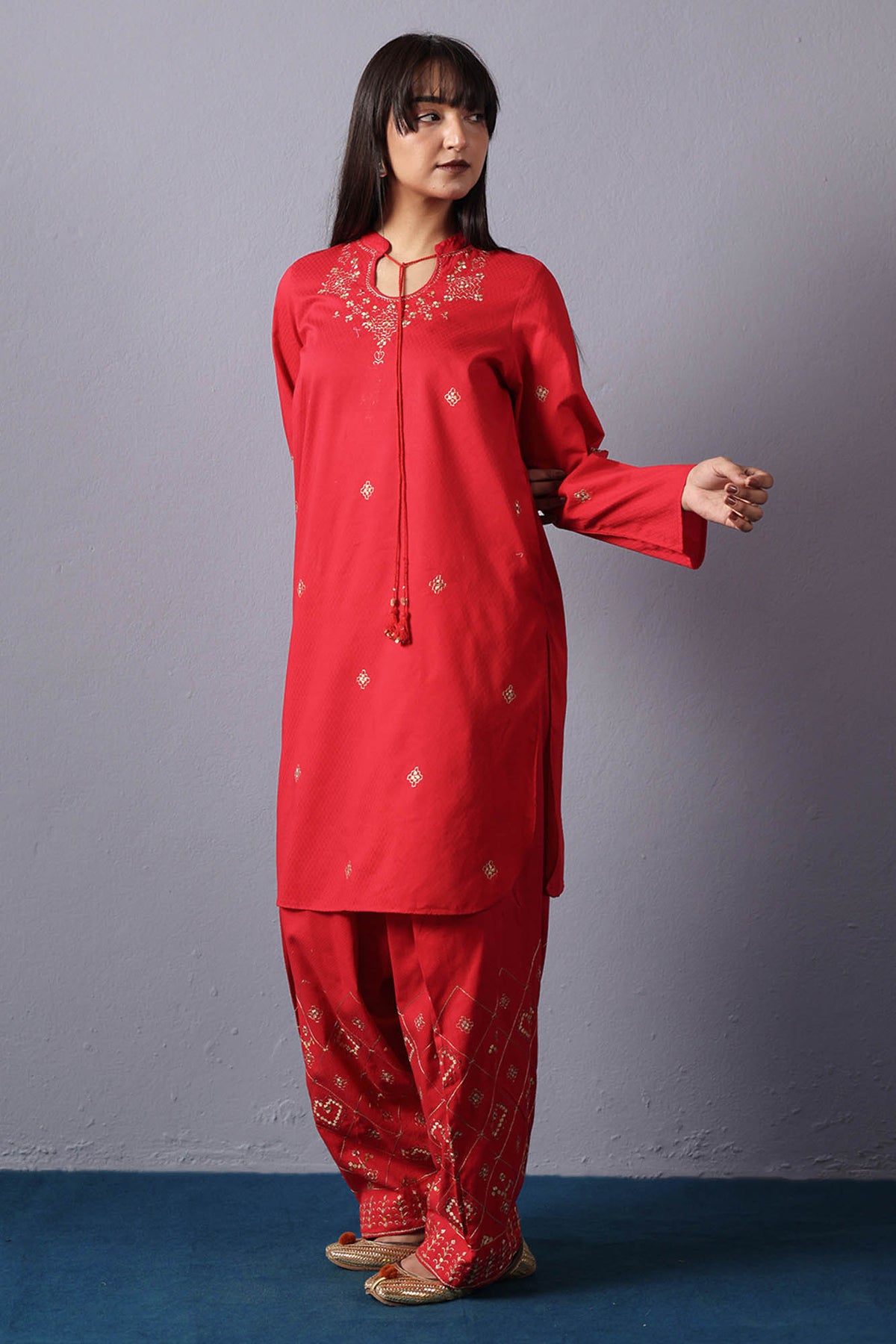 Rouge Sequin Set