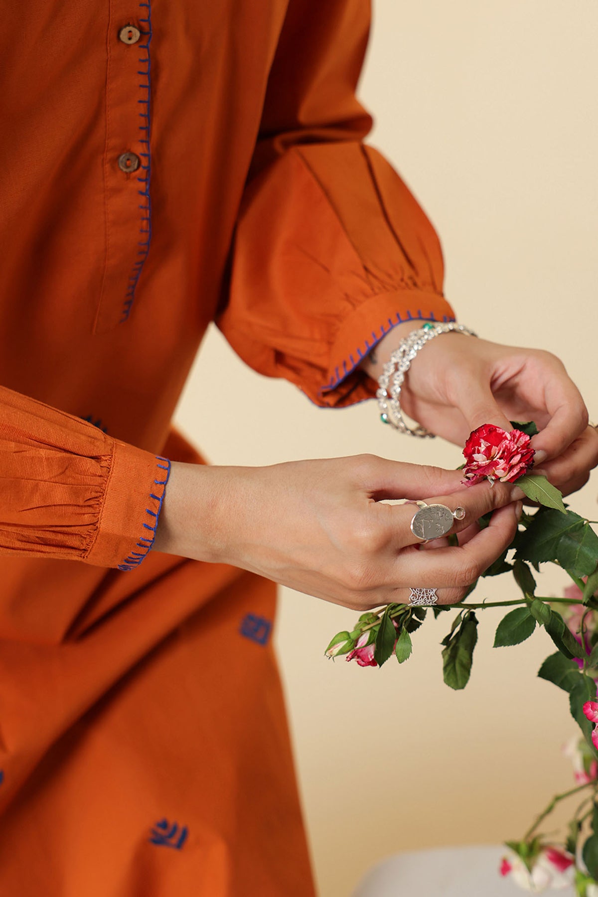 Handembroidered Set