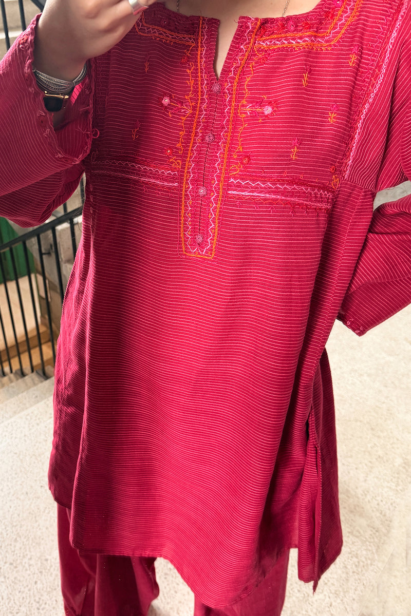 Hand Embroidered Farshi Set