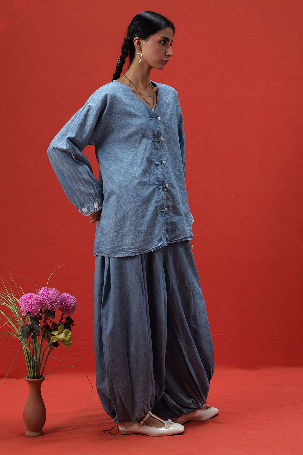 Denim Whisper Co-Ord Set