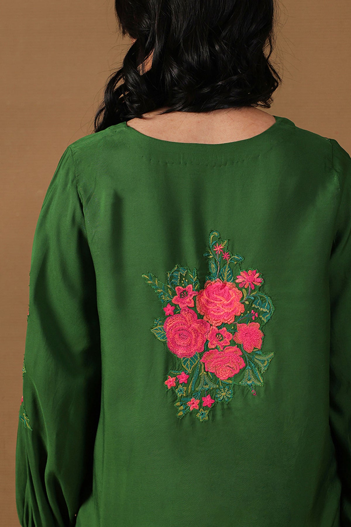 Gulab Rang Embroidered Set