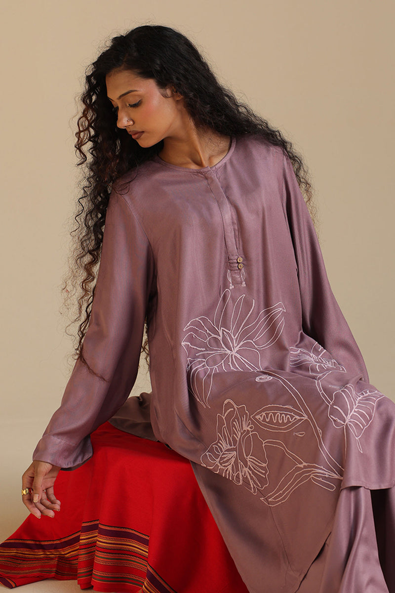 Phool Embroidered Set