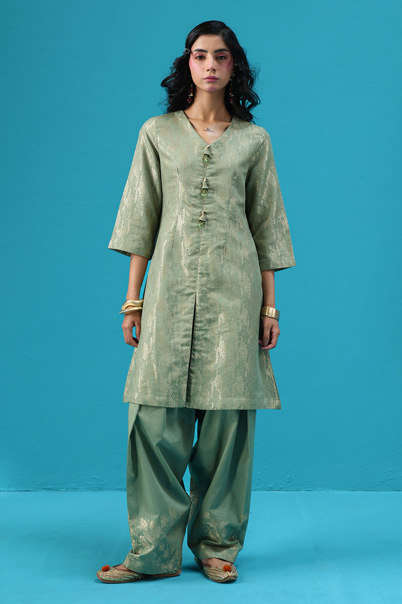 Golden Weave Co-Ord Set