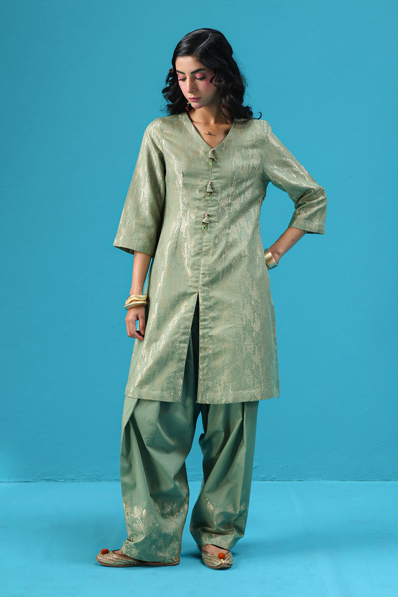 Golden Weave Co-Ord Set