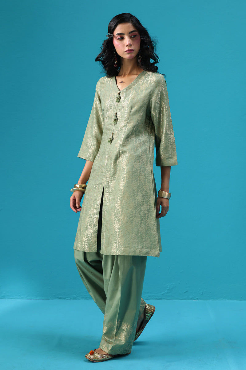 Golden Weave Co-Ord Set