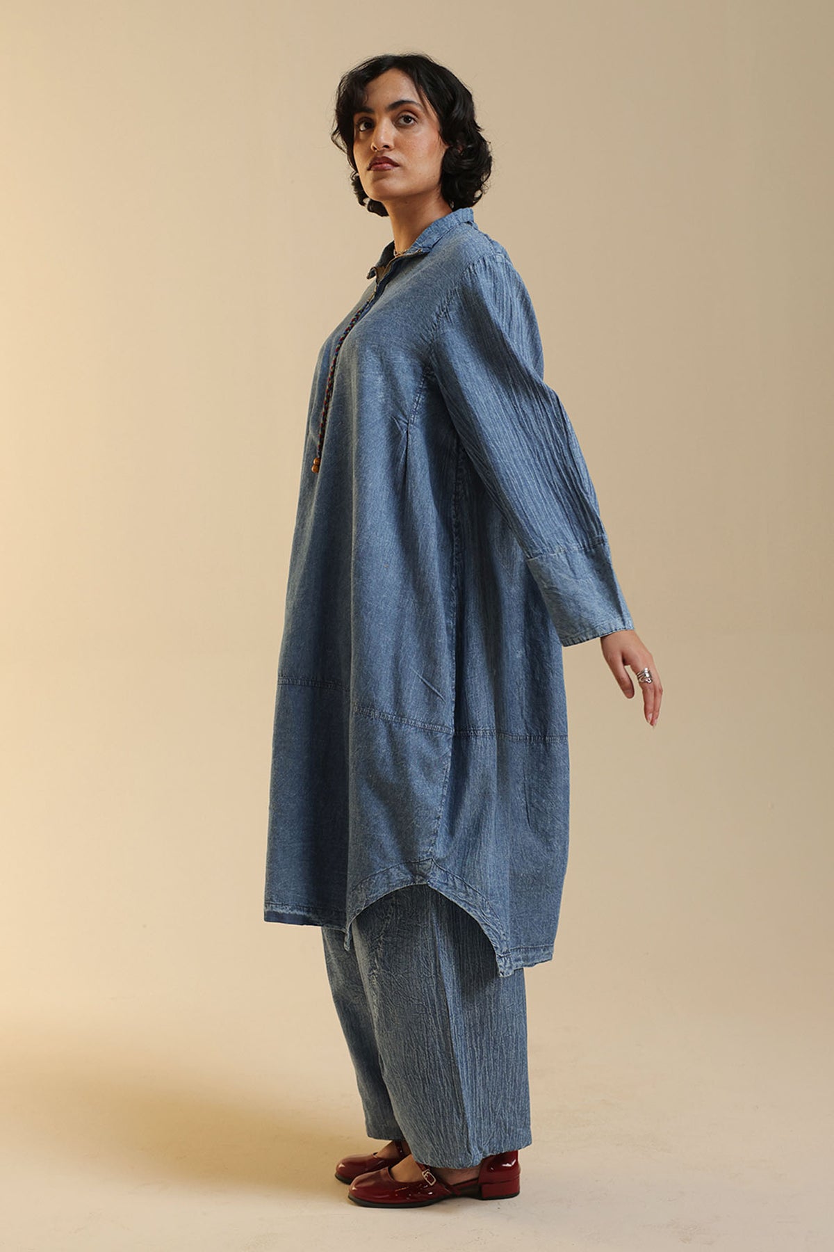 Denim Fusion Co-Ord Set