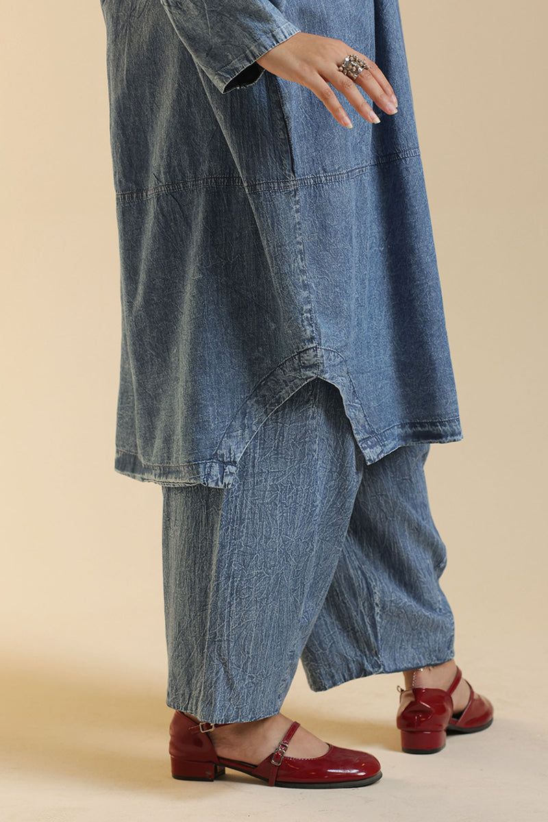 Denim Fusion Co-Ord Set