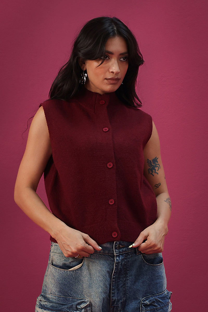 Classic Knit Vest Sweater