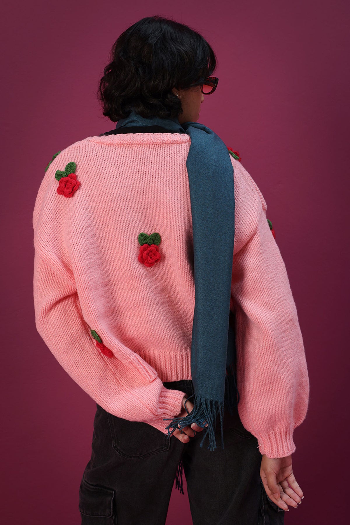 Rosebud Knit Cardigan