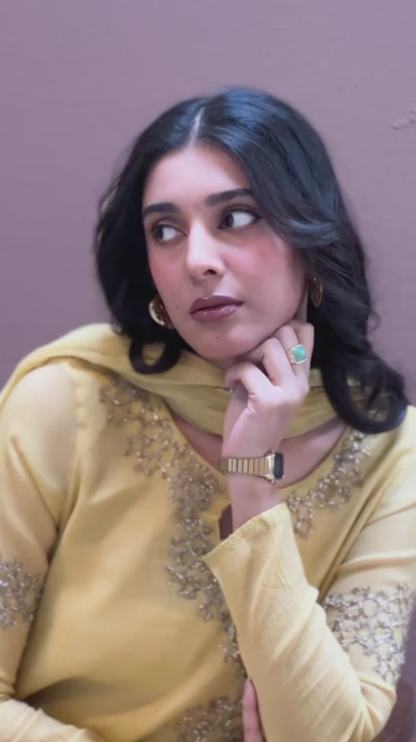 Zahra Hand-Embroidered Ensemble