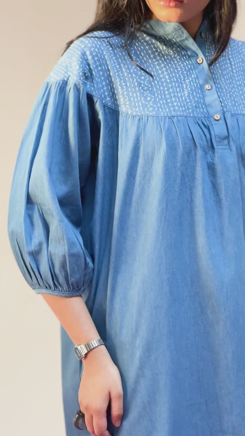 Sashiko Denim Co-Ord Set