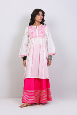 Sandooq Embroidered Frock