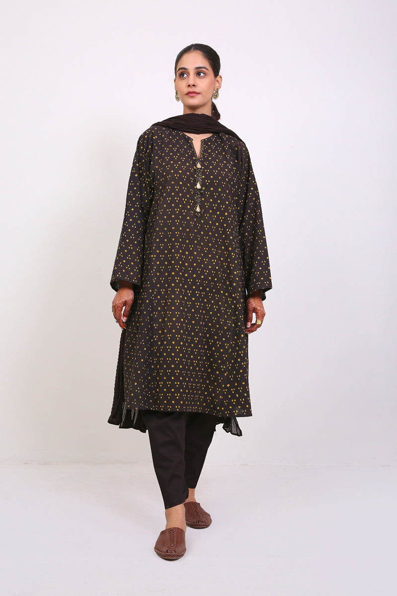 Dhari Daar Panelled Bandhani Suit GENERATION