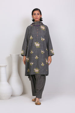 Earth Dune Embroidered Suit