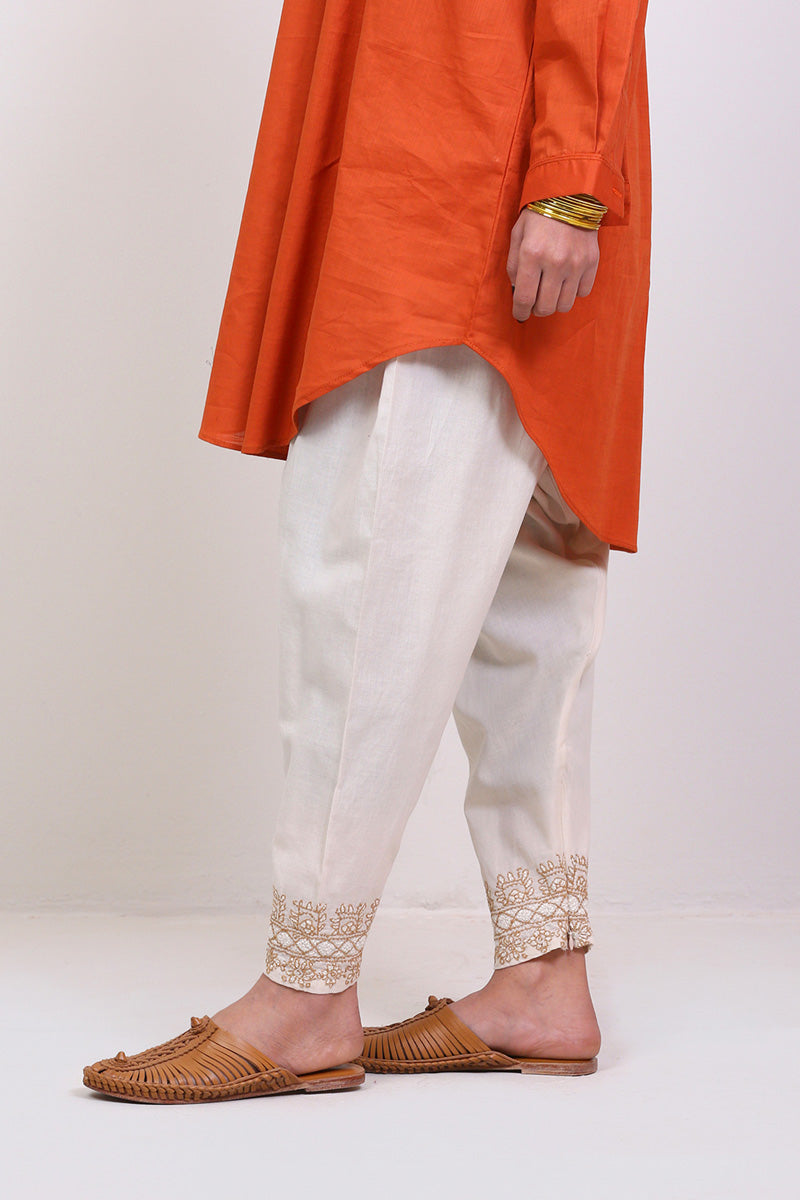 Balkan Tales Embroidered Pegged Shalwar