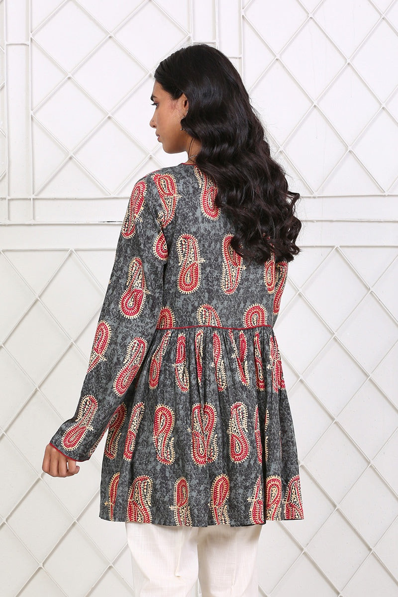 Paisly Block Frock